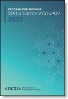 Titulka publikácie - Program publikovania štatistických výstupov 2025